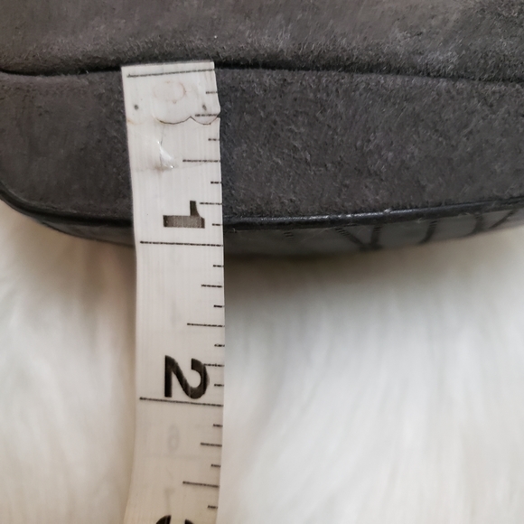 Stuart Weitzman Seamstress Gray Platform Booties Size 7.5 - Picture 11 of 15